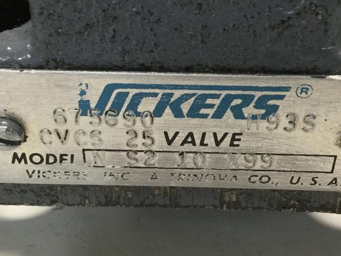 Used VICKERS Valve CVCS25NS210X99 Used