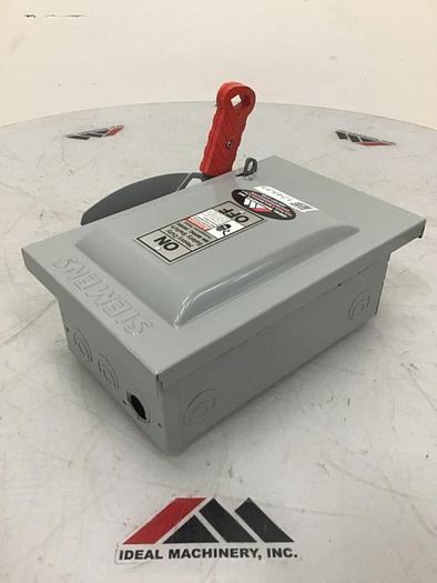 Used SIEMENS 30 Amp Safety Disconnect Switch HNF361 VBII #124531