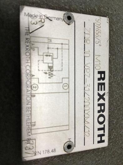 Used REXROTH Directional Valve ZDR10VP731200YM12 #135625