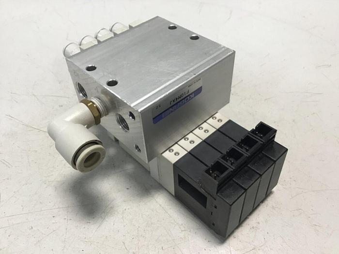 Used KOGANEI Manifold w/ Valves F10M4AJ #120899