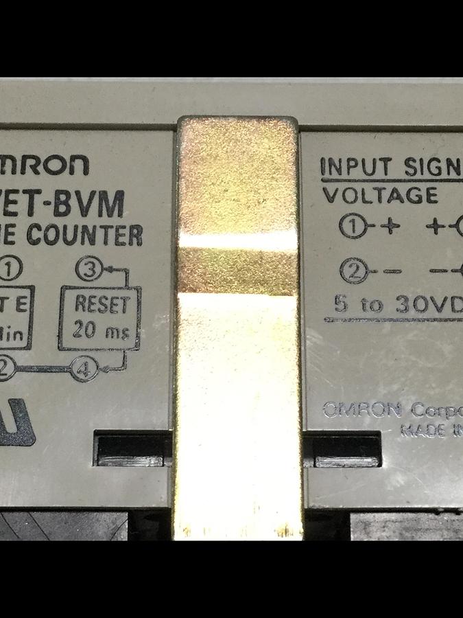 Used OMRON Time Counter H7ET-BVM USED #107583