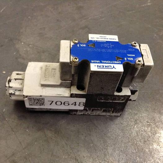 Used YUKEN Directional Valve DSG-01-2B11B-D24-50 #70648