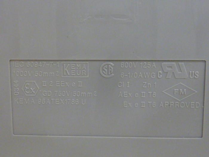 Used PHOENIX CONTACT Terminal Block UKH 50 #64501