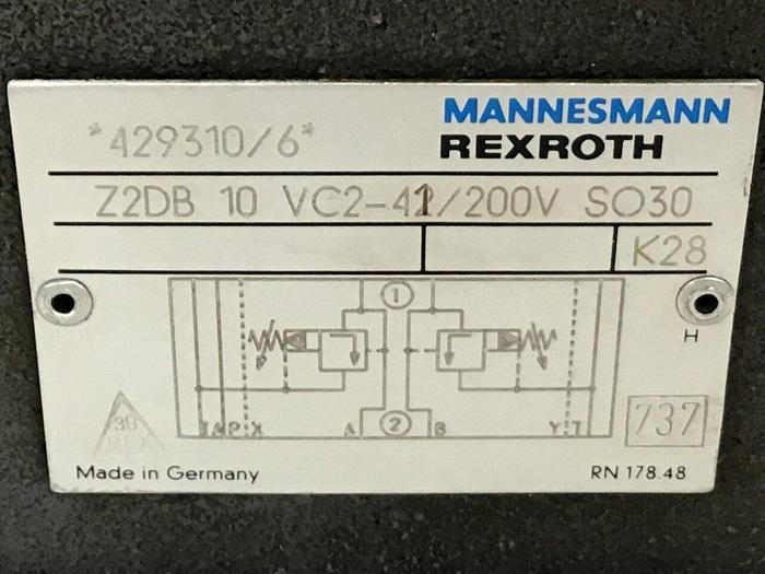 Used REXROTH Valve Z2DB10VC241200VSO30 #135677