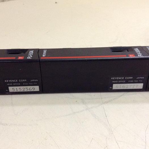 Used KEYENCE CORP Light Curtain Sensor PJ-50A PJ-55A #81190