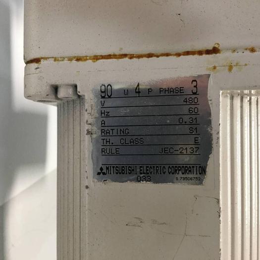 Used MITSUBISHI Gearmotor w/ Feed Throat Slide GM-JW USED