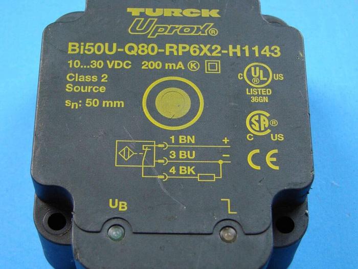 Used TURCK ELEKTRONIK Sensor BI50U-Q80-RP6X2-H1143 #8671