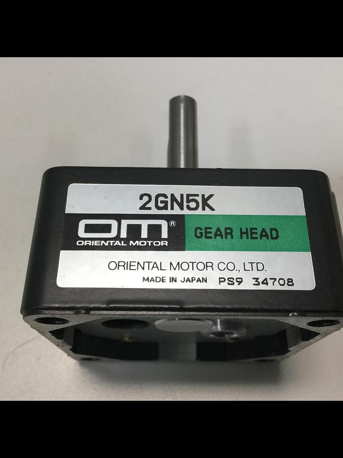 Used ORIENTAL MOTOR Gearhead 2GN5K Used