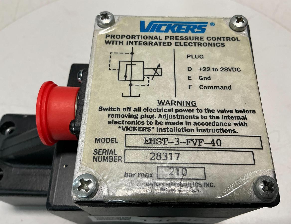 Used VICKERS EHST-3-FVF-40