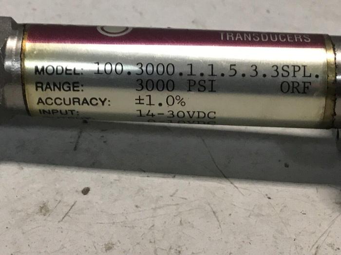 Used NOSHOK Sensor Transmitter 100.3000.1.1.5.3.3 #128532