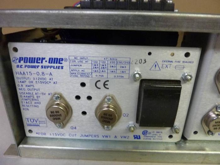 Used POWER ONE Power Supply HAA15-0.8-A #3624