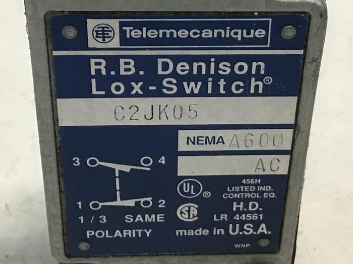 Used TELEMECANIQUE Lox-Switch C2JK05 #121951