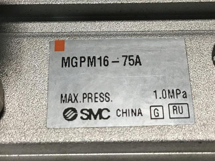 Used SMC Cylinder MGPM16-75A #115117