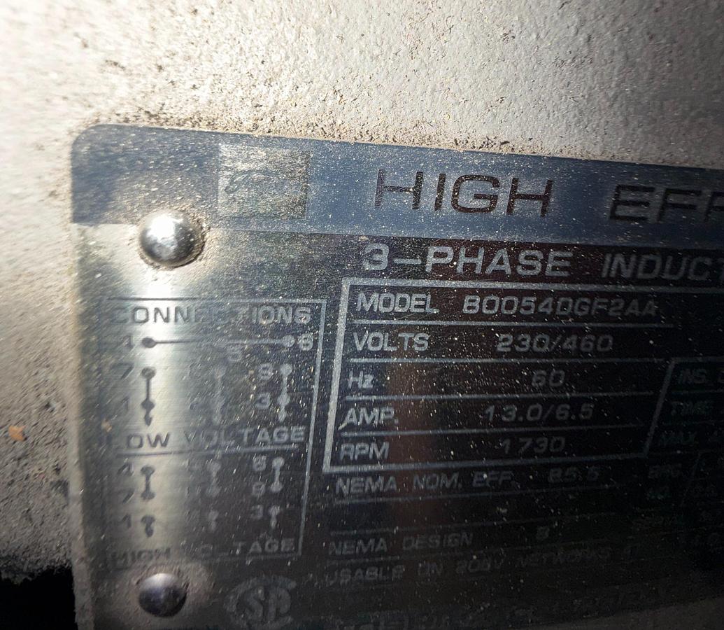 Used CONAIR WORTEX 5 HP Grinder Granulator JC-5 Used