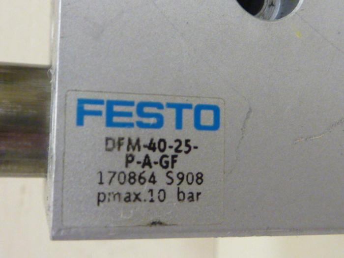 Used FESTO Pneumatic Cylinder DFM-40-25-P-A-GF #57345