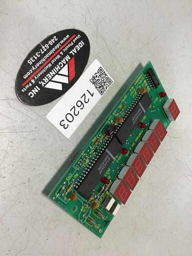 Used FOREMOST MACHINE Display Circuit Board KBB8924 #126203