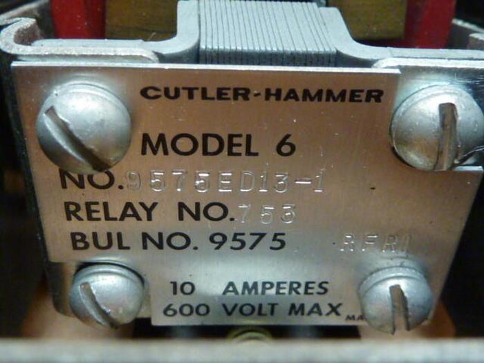 Used CUTLER HAMMER Motor Starter 9575ED13-1 #27832