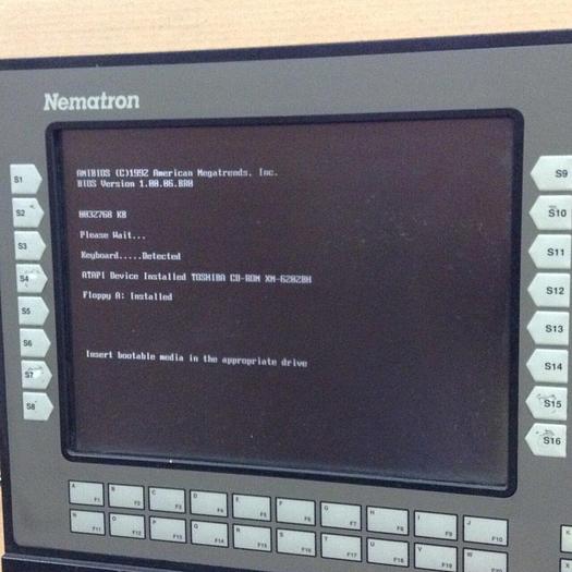 Used NEMATRON CORP Industrial Computer ICC-7L6-HO1 Used