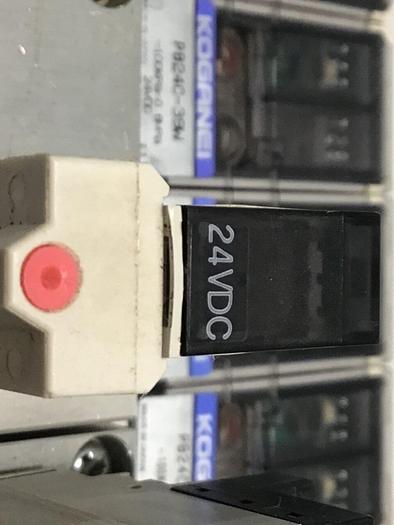 Used KOGANEI Manifold w/ Valves PBM6P-9W #120957