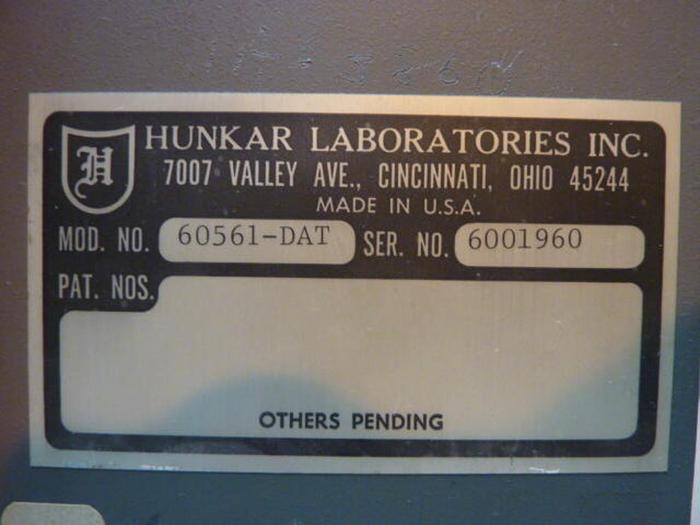 Used HUNKAR LABS Controller 60561-DAT Used
