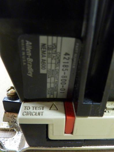 Used ALLEN BRADLEY Starter Size 1 40410-374-82-0236 W46 #55267
