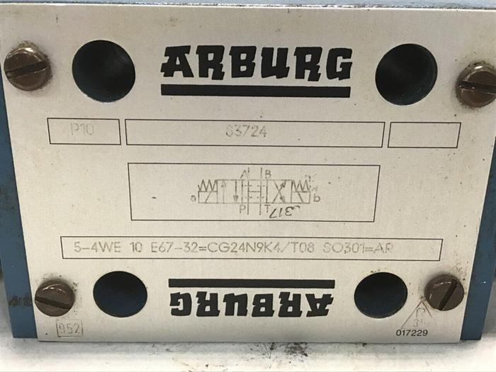 Used ARBURG Valve 54WE10E6732/CG24N9K4/T08 SO301AR Used