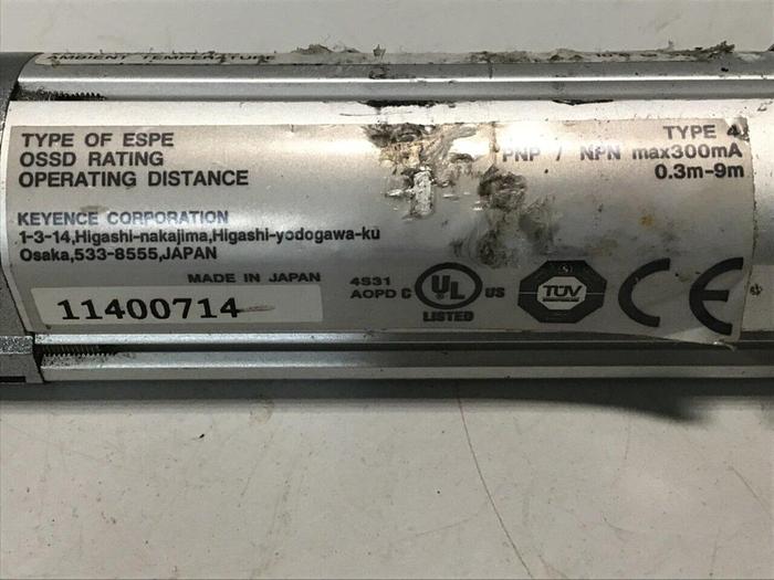 Used KEYENCE CORP Light Curtain Receiver SL-C24H-R Used