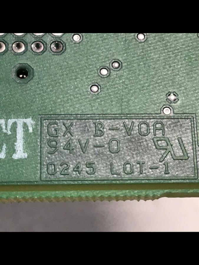 Used ALLEN BRADLEY 7 Slot Backplane 96191497B01 USED