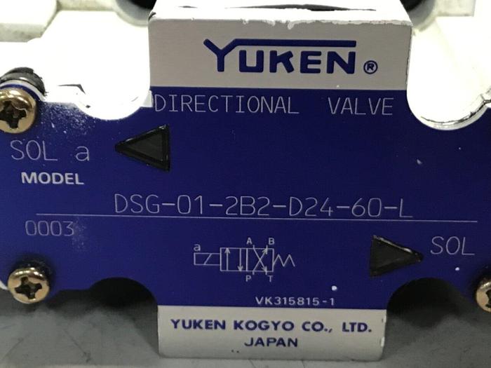 Used YUKEN Directional Valve DSG-01-2B2-D24-60-L #129694