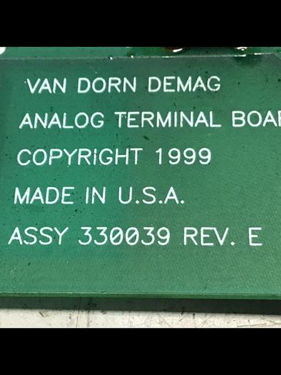 Used VAN DORN Analog Terminal Board PC330-039 Used