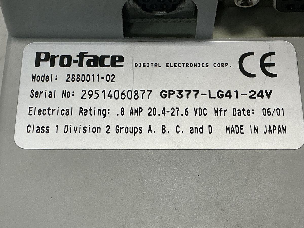 Used PRO-FACE 2880011-02