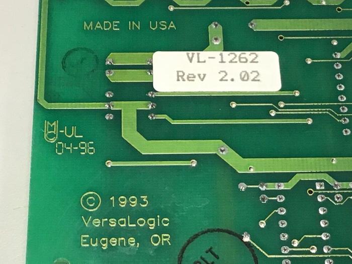 Used VERSALOGIC Analog Output Circuit Board VL-1262 Used