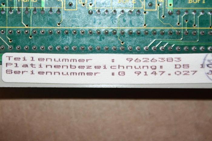 Used BOY MACHINES Circuit Board 9626383 Used