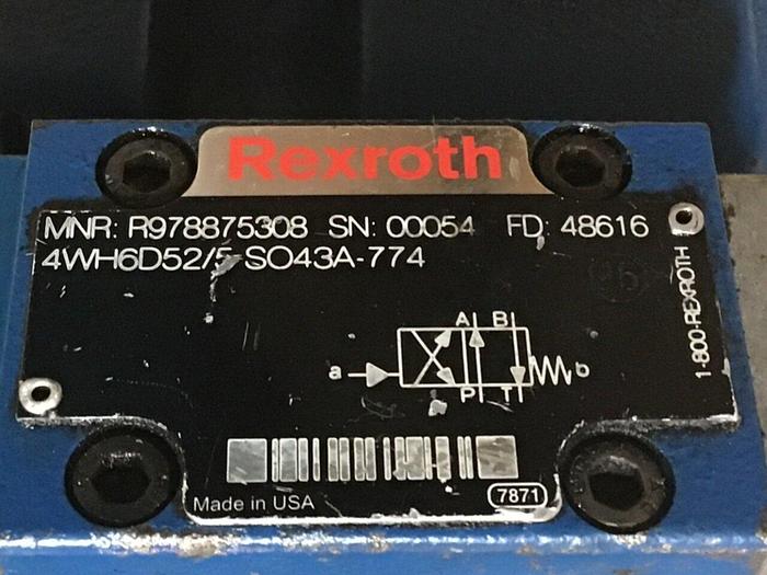Used REXROTH Valve 4WRZ25W3-325-50/6A24N9EK4/D3MR Used