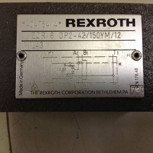 Used REXROTH Pressure Relief Valve ZDR6DP242150YM12 #87609