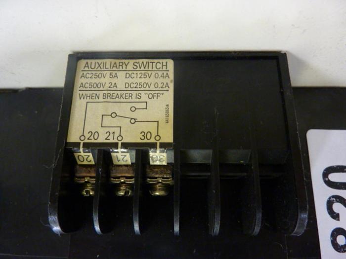 Used FUJI ELECTRIC 50 Amp Circuit Breaker SA53H-50 #46820