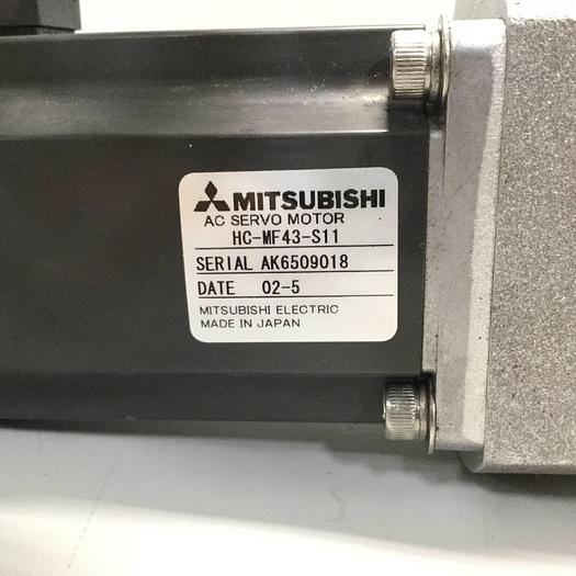 Used MITSUBISHI Servo Motor HC-MF-43-S11 #95962
