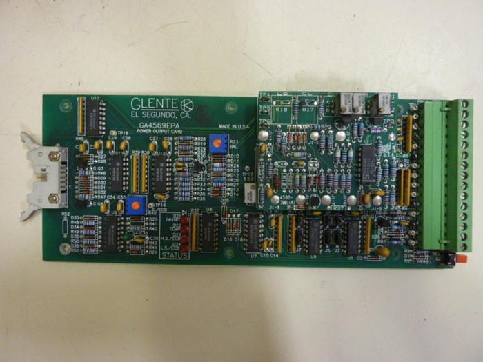 Used GLENTEK Servo Drive Card GA4569EPA #67452