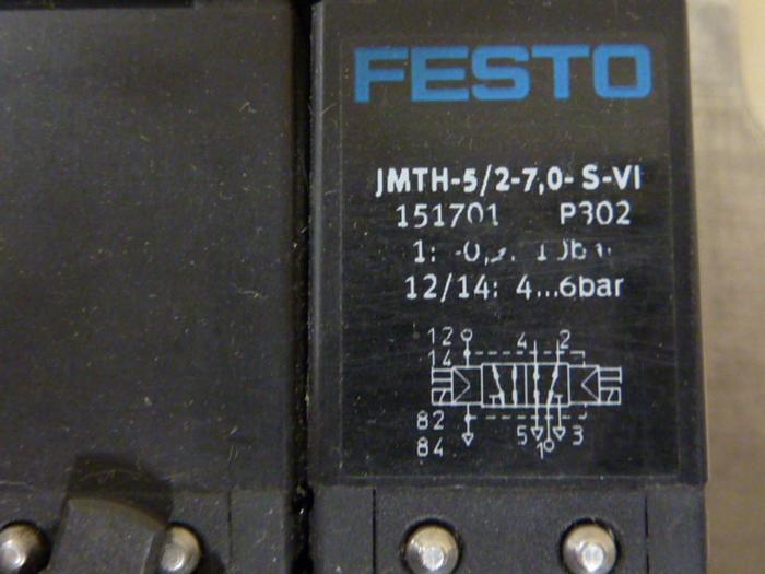 Used FESTO Control Block w/ Valves IFB8-03 #52789