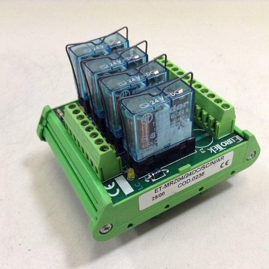 Used EUROTEK Breakout Board ET-MRZ04/24DC/SC/N/AR #81743