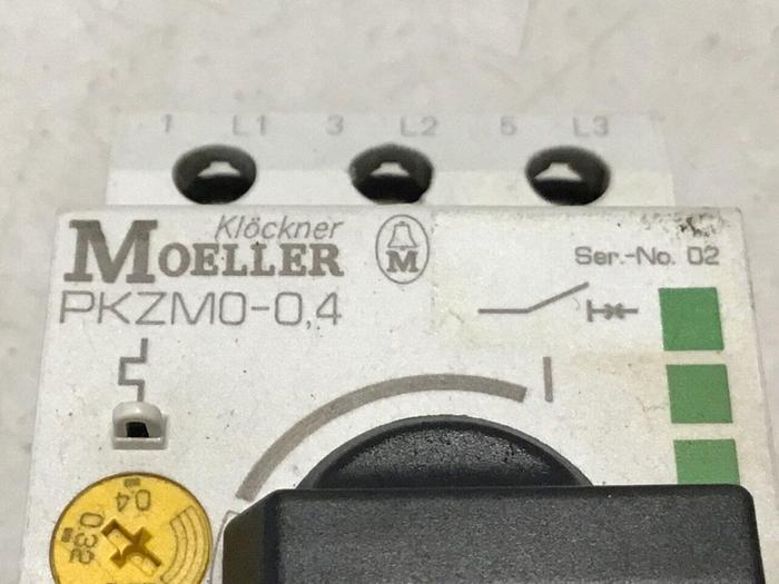 Used MOELLER Circuit Breaker PKZM0-0.4 #128865