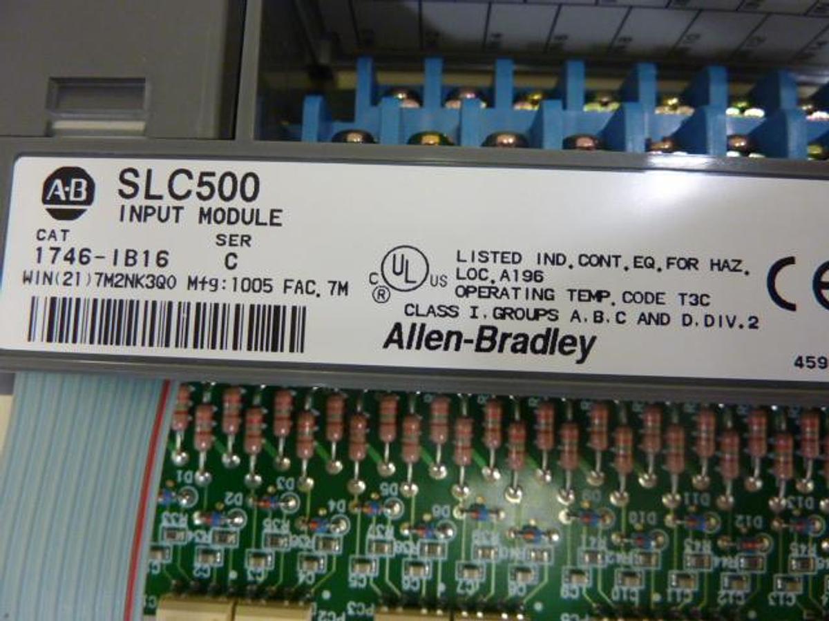 Used ALLEN BRADLEY Input Module 1746-IB16 SER C Used