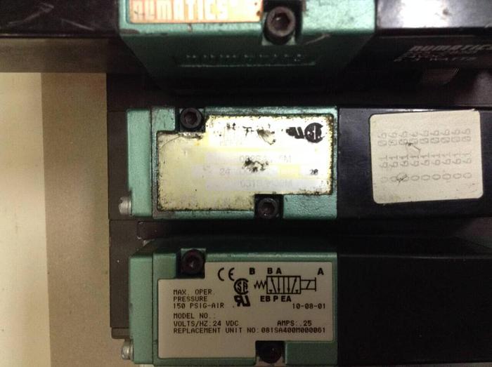 Used NUMATICS Control Block w/ Valves 082SS415M #70455