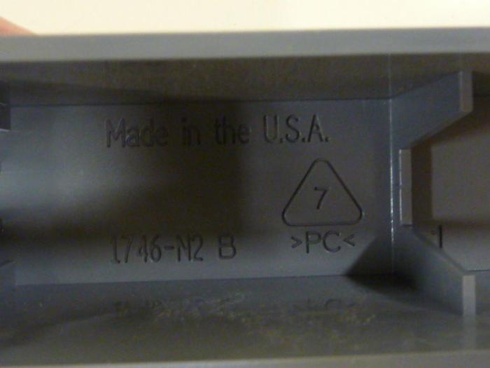 Used ALLEN BRADLEY Card Slot Filler 1746-N2 #53447