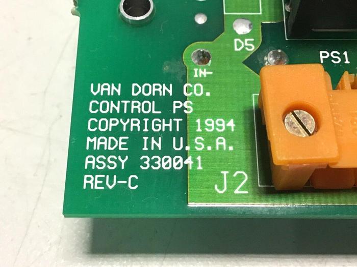 Used VAN DORN Circuit Board 330041 PC330-041 Used