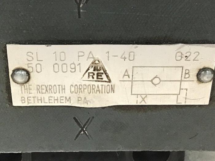 Used REXROTH Valve SL 10 PA 1-40 #92319