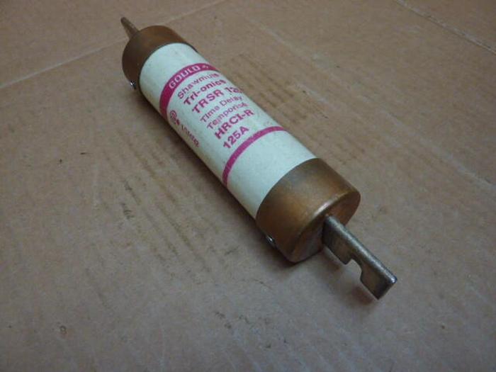 Used GOULD / SHAWMUT 125 Amp Fuse TRSR125 #26865