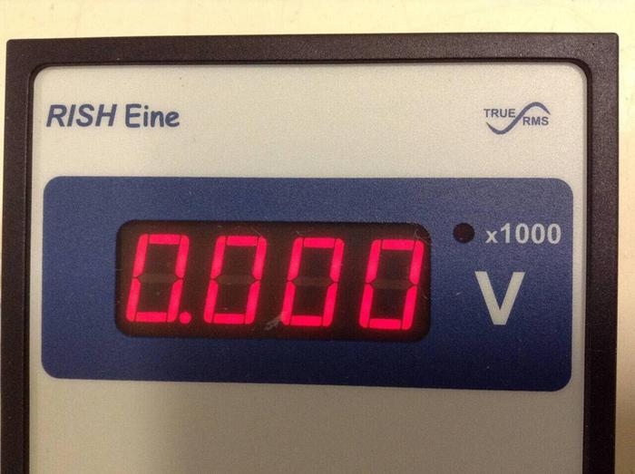 Used RISHABH Digital Panel Meter RISH EINE V #86279