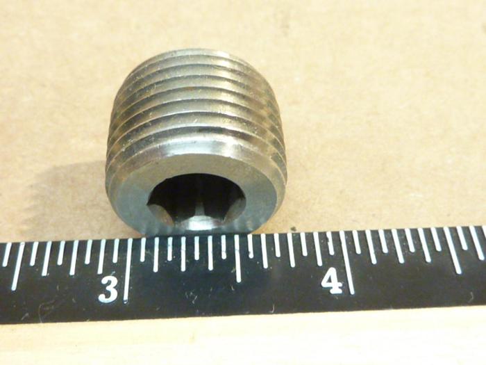 Used PRESSURE CONNECTIONS CORP. Hex Socket SS-5409-08 #40766 DNL SCRAPPED