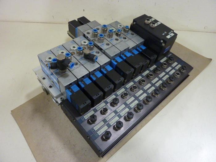 Used FESTO Control Block / Valve Terminal IFB8-02 #52827